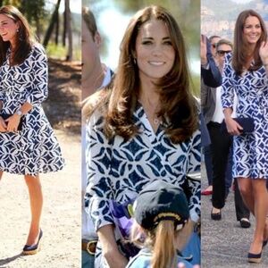 NWT DVF Ikat Patrice Wrap Dress Size 12